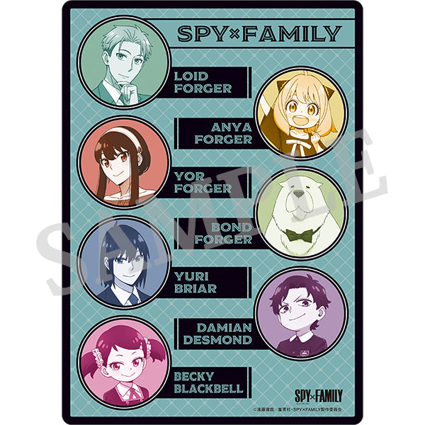 SPY×FAMILY 下敷き アーニャ＆ボンド